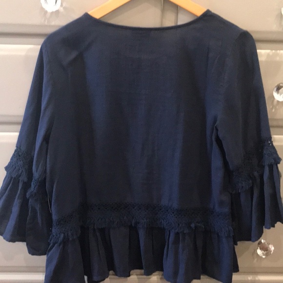 SALE A.n.a Navy Top Medium - Picture 14 of 15